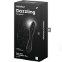 SATISFYER - DAZZLING CRYSTAL SCHWARZ Glasdildo mit G-Punkt-Stimulation