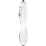 SATISFYER Dazzling Crystal Transparenter Glasdildo mit doppelter Textur