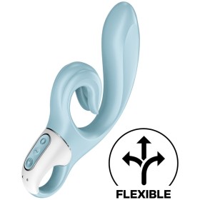 SATISFYER LOVE ME Rabbit Vibrator Blau – Doppelte Stimulation für G-Punkt und Klitoris