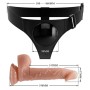 PRETTY LOVE - Universeller Harness mit realistischem Dildo Kevin 19 cm, Naturfarben