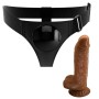 PRETTY LOVE - Harness Briefs Universeller Harness mit 20 cm Dildo Michael Schwarz