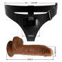PRETTY LOVE - Harness Briefs Universeller Harness mit 20 cm Dildo Michael Schwarz