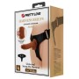 PRETTY LOVE - Harness Briefs Universeller Harness mit 20 cm Dildo Michael Schwarz