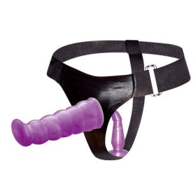 BAILE - Lila Feminin Anal- und Vaginal-Gurt mit G-Punkt, 17 cm