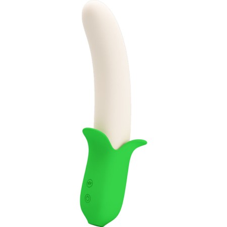 PRETTY LOVE - Banana Knight Super Power Silikonvibrator mit 7 Vibrationsmodi