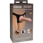 KING COCK - Elite verstellbares Anfänger-Geschirr mit 15,2 cm Dildo