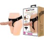 PRETTY LOVE - Universeller Harness Slip mit Dildo Jerry 21,8 cm Naturfarben