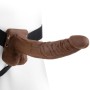 FETISH FANTASY SERIES - 9 Hollow Strap-On mit Hohlkugeln 22,9 cm Braun