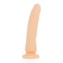 DELTA CLUB - Silikon Dildo mit Harness 17 cm x 3 cm - Medizinisches Silikon