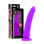DELTA CLUB - Harness mit Dildo aus medizinischem Silikon, 17 cm, Lila