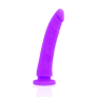 DELTA CLUB - Harness mit Dildo aus medizinischem Silikon, 17 cm, Lila
