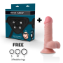 ROCKARMY - Arnes + Dual Density Panzer realistischer Dildo 17 cm