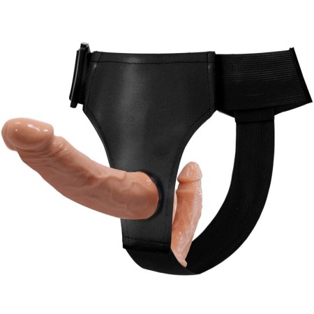 BAILE - Ultra Leidenschaftliches Doppel-Dildo mit verstellbarem Harness