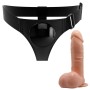 PRETTY LOVE - Harness Briefs Universeller Gurt mit 20 cm Dildo in Hautfarbe