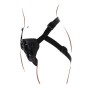 GET REAL - Strap-On Harness Schwarz mit Verstellbaren Riemen