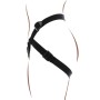GET REAL - Strap-On Harness Schwarz mit Verstellbaren Riemen