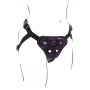 GET REAL Strap-On Spitzen-Harness in Lila – Verstellbar und Komfortabel