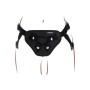 GET REAL - Strap-On Deluxe Harness Schwarz mit verstellbaren Ringen
