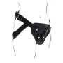 GET REAL - Strap-On Deluxe Harness Schwarz mit verstellbaren Ringen