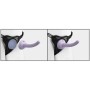 DILLIO - Body Dock Violettes Universal-Harness mit Platinum-Silikon-Dildo