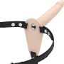 FETISH SUBMISSIVE HARNESS - Silikon Vibrator 15 cm Flesh