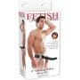 FETISH FANTASY SERIES - Vibrations-Hohl-Strap-On 19 cm Schwarz