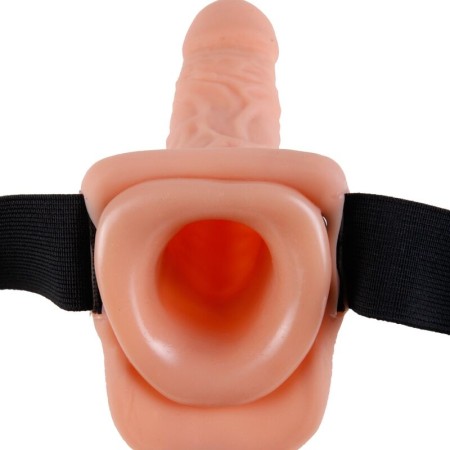 Fetish Fantasy Series - Verstellbares Fernbedienungs-Harness mit realistischem Penis und Hoden 17,8 cm