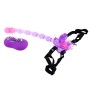 BAILE Butterfly Strap-On Vibrator in Flieder mit Fernbedienung