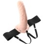 FETISH FANTASY SERIES - Hohler 19 cm Strap-On in Naturfarbe