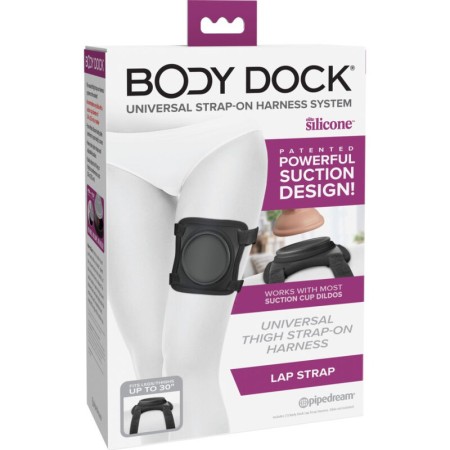 PIPEDREAMS Body Dock Oberschenkel-Strap-On-Gurt mit Saugnapf