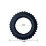BAILE TITAN Cockring Schwarz 1,9 cm - Flexibler Silikonring