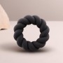 ROCKS-OFF Twist Schwarzer Silikon Masturbationsring