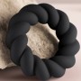 ROCKS-OFF Twist Schwarzer Silikon Masturbationsring