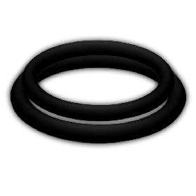 JOYDIVISION POTENZDUO - Penisringe Schwarz - Größe M