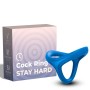 ARMONY TRESOR Doppel-Silikon-Ring Blau – Penisring mit ergonomischem Design