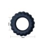 BAILE TITAN Cockring Schwarz 2 cm - Flexibel und Wasserdicht
