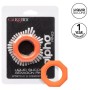 CALEXOTICS Alpha Sexagon Ring Orange - Elastischer Premium-Silikon Penisring