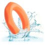 CALEXOTICS Alpha Sexagon Ring Orange - Elastischer Premium-Silikon Penisring