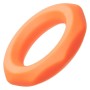 CALEXOTICS Alpha Sexagon Ring Orange - Elastischer Premium-Silikon Penisring