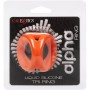 CalExotics Alpha Triple Penisring Orange – Premium Silikon, 3-fach elastisch