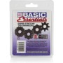 CalExotics Basic Set 4 elastische Penisringe aus TPR