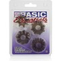 CalExotics Basic Set 4 elastische Penisringe aus TPR