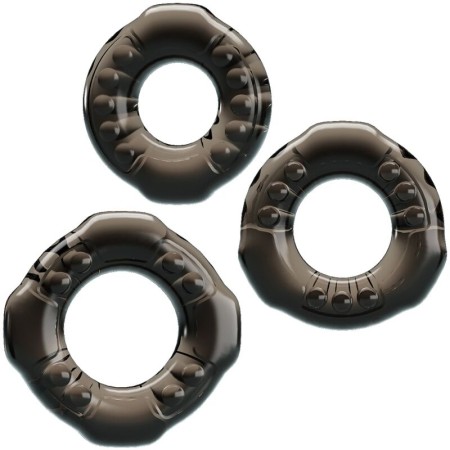 BAILE - COCK RINGS YVONNE Set mit 3 flexiblen Penisringen