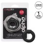 CALEXOTICS - Alpha Optimum Ring Schwarz, ultraluxuriöser elastischer Silikon-Erektionsring