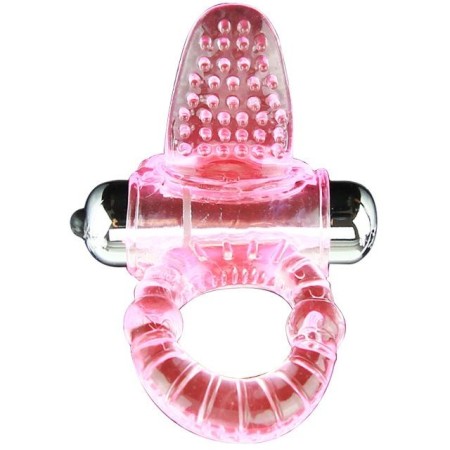 BAILE SWEET ABS 10 Rhythmen Vibrationsring Pink für Penis mit Klitorisstimulator