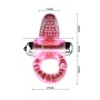 BAILE SWEET ABS 10 Rhythmen Vibrationsring Pink für Penis mit Klitorisstimulator