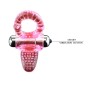 BAILE SWEET ABS 10 Rhythmen Vibrationsring Pink für Penis mit Klitorisstimulator
