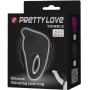 PRETTY LOVE Thimble Vibrationsring Schwarz - Medizinisches Silikon