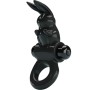 PRETTY LOVE - EXCITING RING Rabbit Vibrationsring mit 10 Vibrationsmodi, Schwarz