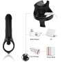 ARMONY - Dildo mit Ring & Vibrator Schwarz